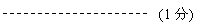 线形标注 2(无边框): (1分)