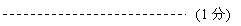 线形标注 2(无边框): (1分)