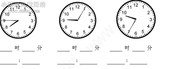 人教版小学数学二年级上册认识钟表单元检测试题